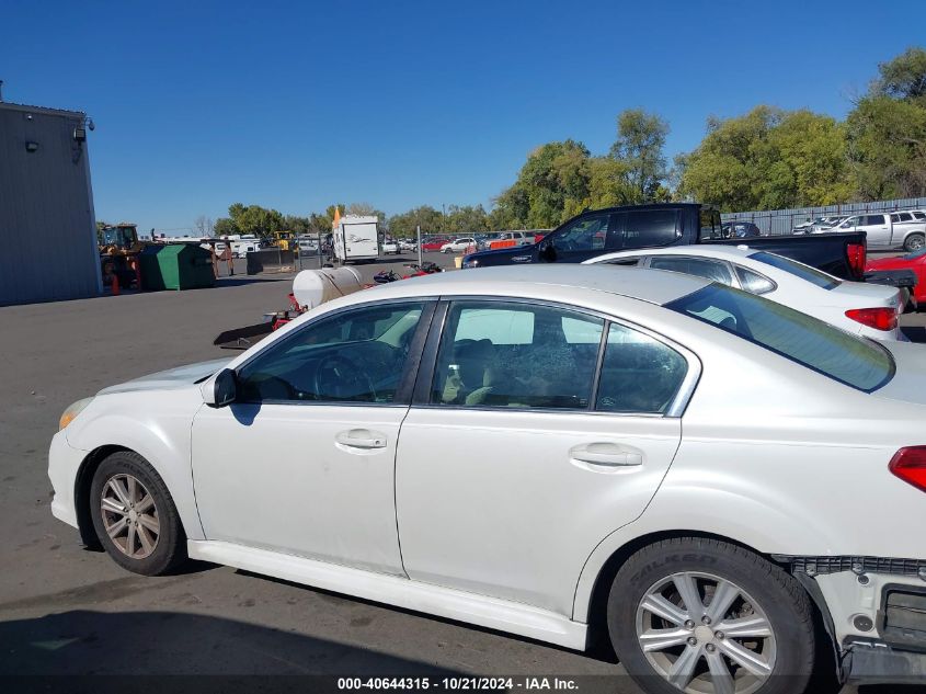 2011 Subaru Legacy 2.5I Premium VIN: 4S3BMCB66B3214461 Lot: 40644315