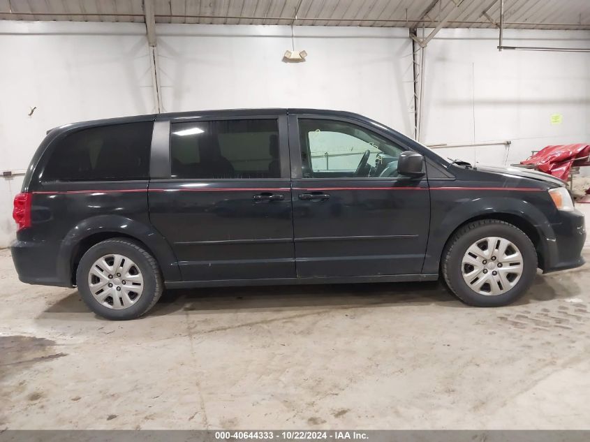 2016 Dodge Grand Caravan Se VIN: 2C4RDGBG2GR237457 Lot: 40644333