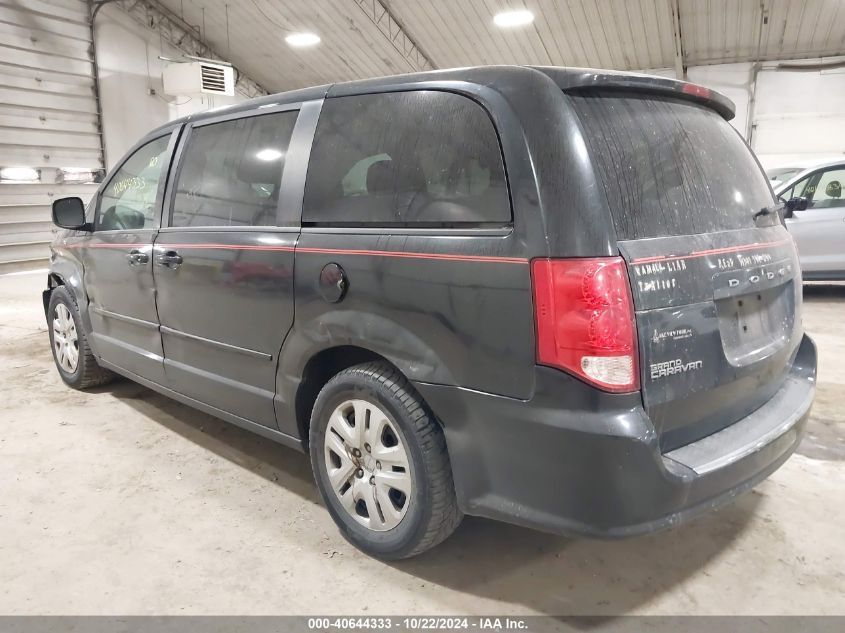 2016 Dodge Grand Caravan Se VIN: 2C4RDGBG2GR237457 Lot: 40644333