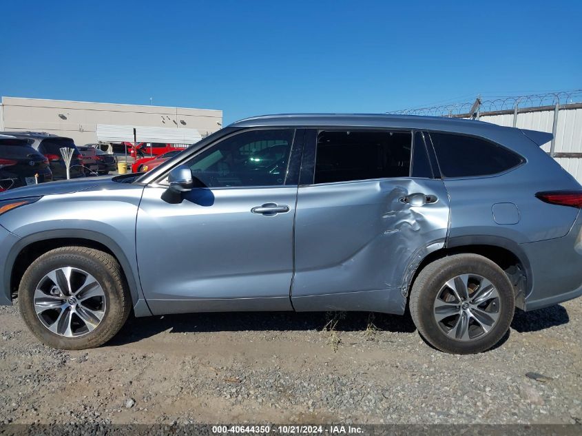 2021 Toyota Highlander Xle VIN: 5TDGZRAH7MS034100 Lot: 40644350