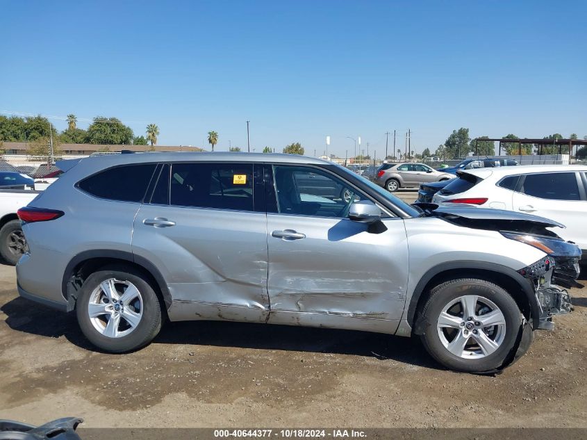 2022 Toyota Highlander L VIN: 5TDCZRAH6NS097916 Lot: 40644377