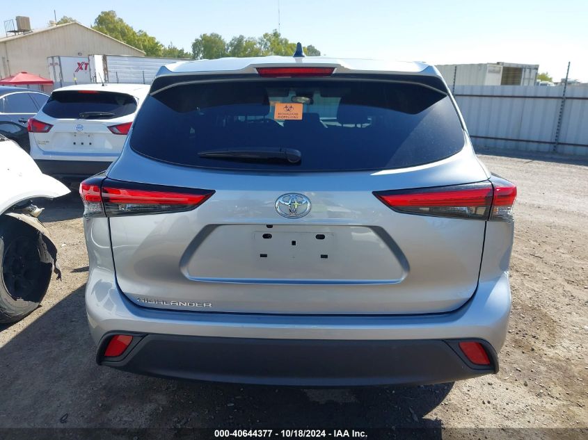 2022 Toyota Highlander L VIN: 5TDCZRAH6NS097916 Lot: 40644377