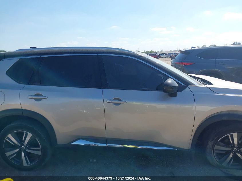 2021 Nissan Rogue Sl Intelligent Awd VIN: JN8AT3CB6MW219997 Lot: 40644379