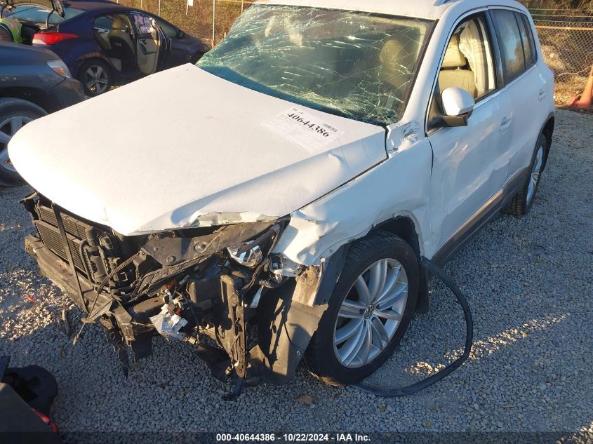 2014 VOLKSWAGEN TIGUAN SE - WVGBV3AX0EW568367