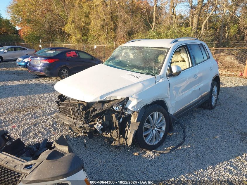 2014 VOLKSWAGEN TIGUAN SE - WVGBV3AX0EW568367