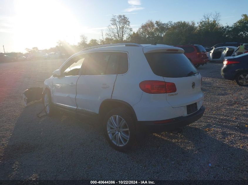 2014 VOLKSWAGEN TIGUAN SE - WVGBV3AX0EW568367