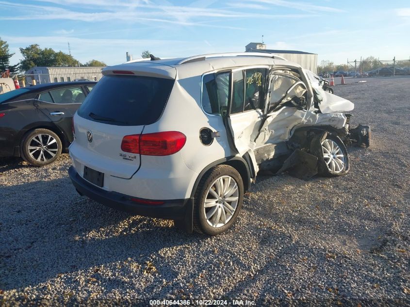 2014 VOLKSWAGEN TIGUAN SE - WVGBV3AX0EW568367