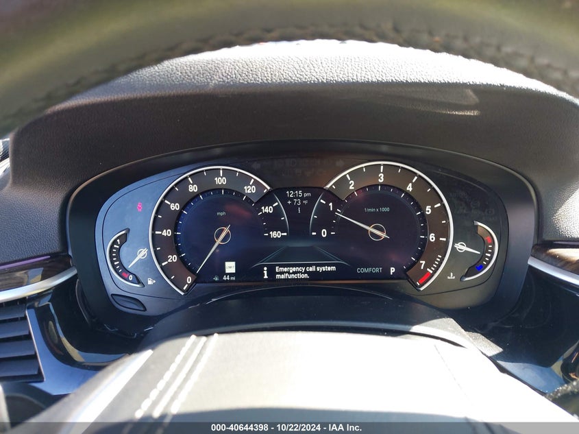 2019 BMW 530I xDrive VIN: WBAJA7C5XKWW40215 Lot: 40644398