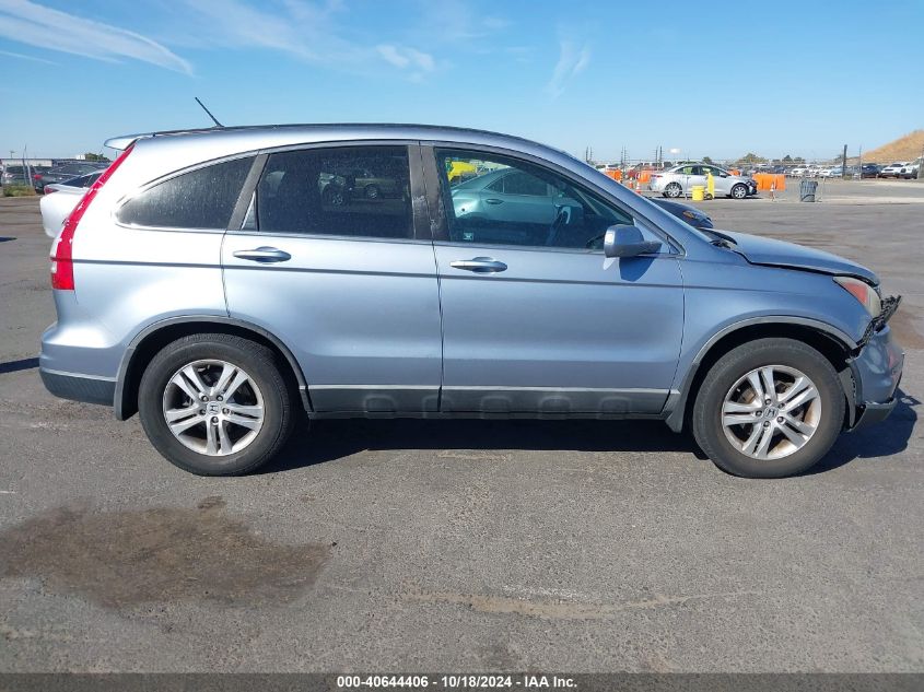 2010 Honda Cr-V Ex-L VIN: 5J6RE3H72AL006596 Lot: 40644406