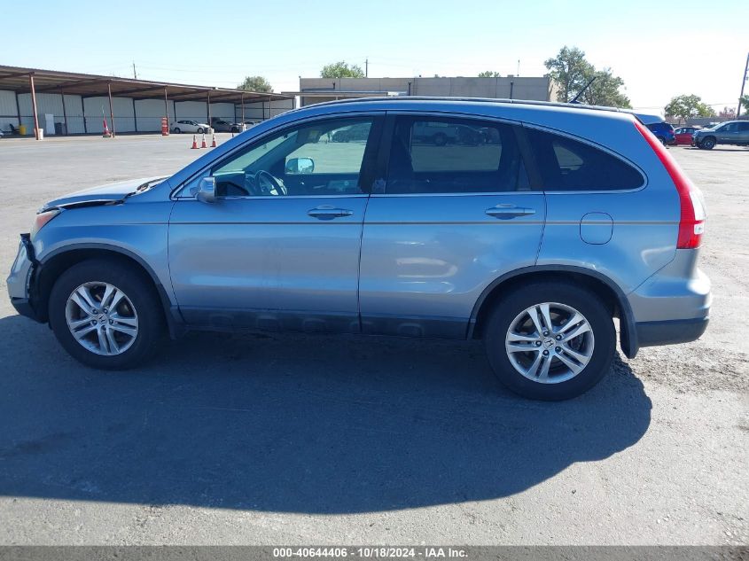 2010 Honda Cr-V Ex-L VIN: 5J6RE3H72AL006596 Lot: 40644406