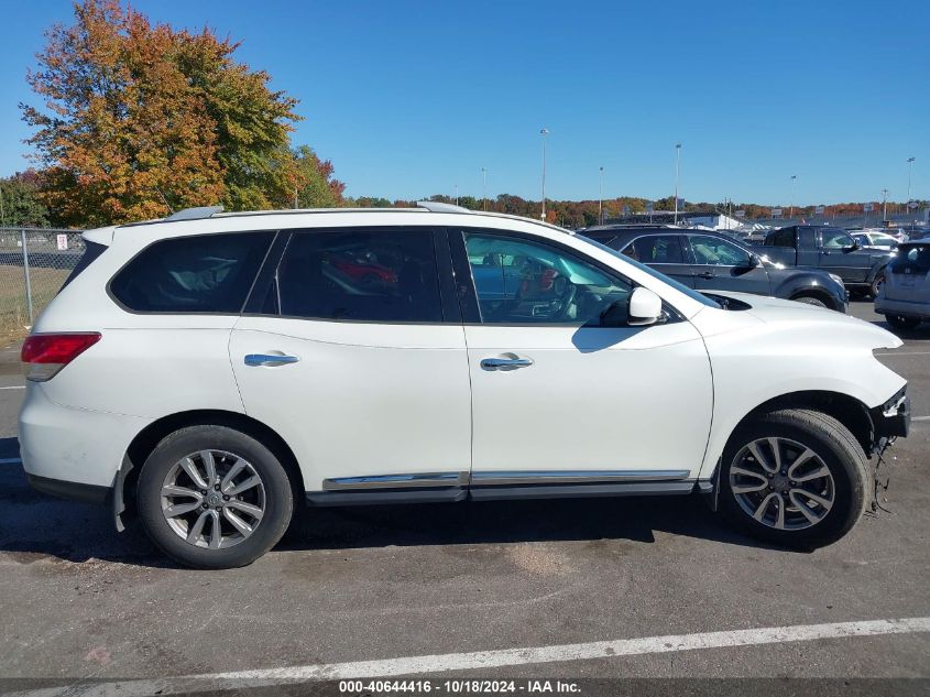 2015 Nissan Pathfinder Sl VIN: 5N1AR2MN7FC621511 Lot: 40644416