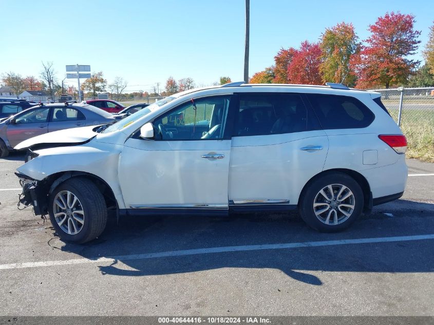 2015 Nissan Pathfinder Sl VIN: 5N1AR2MN7FC621511 Lot: 40644416