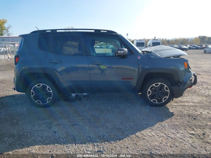 2017 Jeep Renegade Trailhawk 4X4 VIN: ZACCJBCB8HPE87179 Lot: 40644422