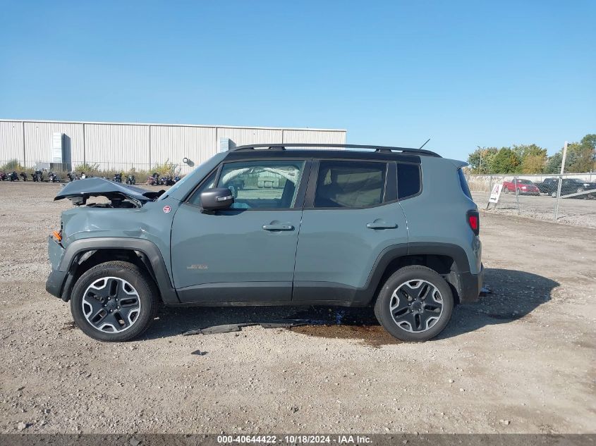 2017 Jeep Renegade Trailhawk 4X4 VIN: ZACCJBCB8HPE87179 Lot: 40644422