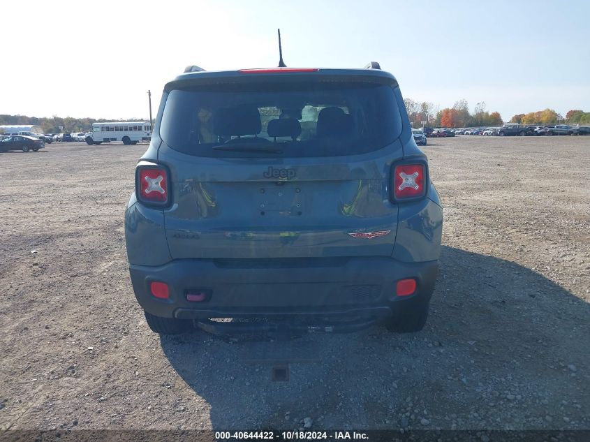 2017 Jeep Renegade Trailhawk 4X4 VIN: ZACCJBCB8HPE87179 Lot: 40644422