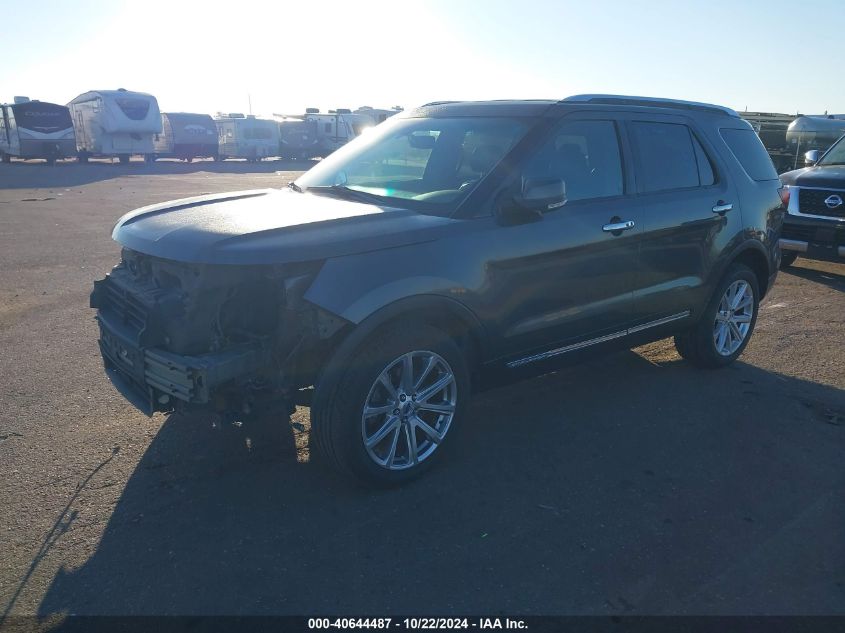 VIN 1FM5K8F80GGB43247 2016 Ford Explorer, Limited no.2