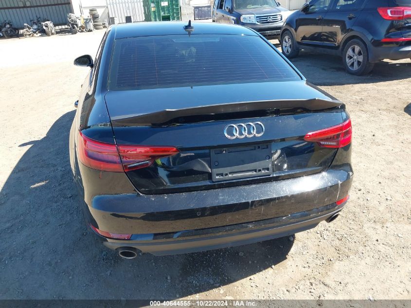 2017 Audi A4 2.0T Premium VIN: WAUANAF47HN017718 Lot: 40644555