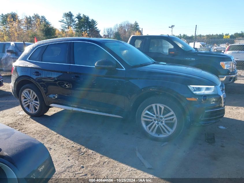 2018 Audi Q5 2.0T Premium/2.0T Tech Premium VIN: WA1BNAFY6J2113481 Lot: 40644556