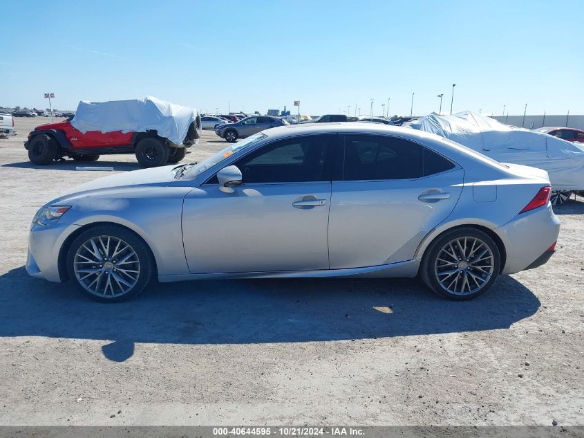 2014 Lexus Is 250 VIN: JTHBF1D22E5027430 Lot: 40644595