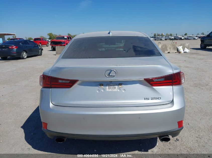 2014 Lexus Is 250 VIN: JTHBF1D22E5027430 Lot: 40644595