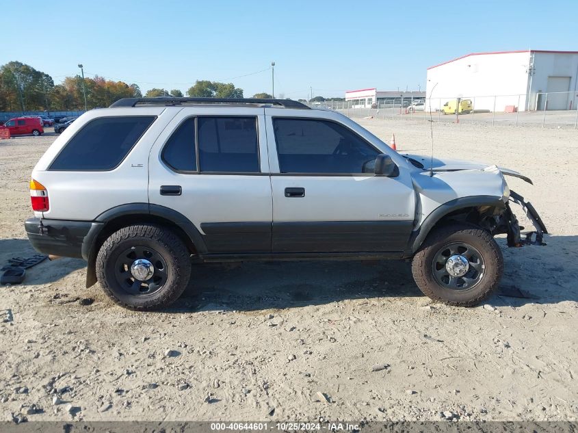 1999 Isuzu Rodeo Ls/Lse/S 3.2L VIN: 4S2CK58W0X4336218 Lot: 40644601