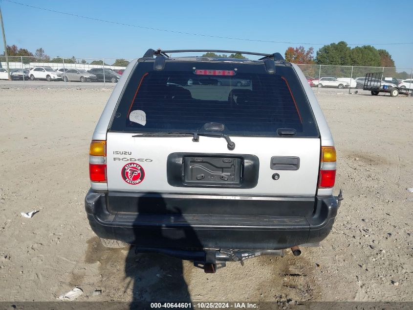 1999 Isuzu Rodeo Ls/Lse/S 3.2L VIN: 4S2CK58W0X4336218 Lot: 40644601