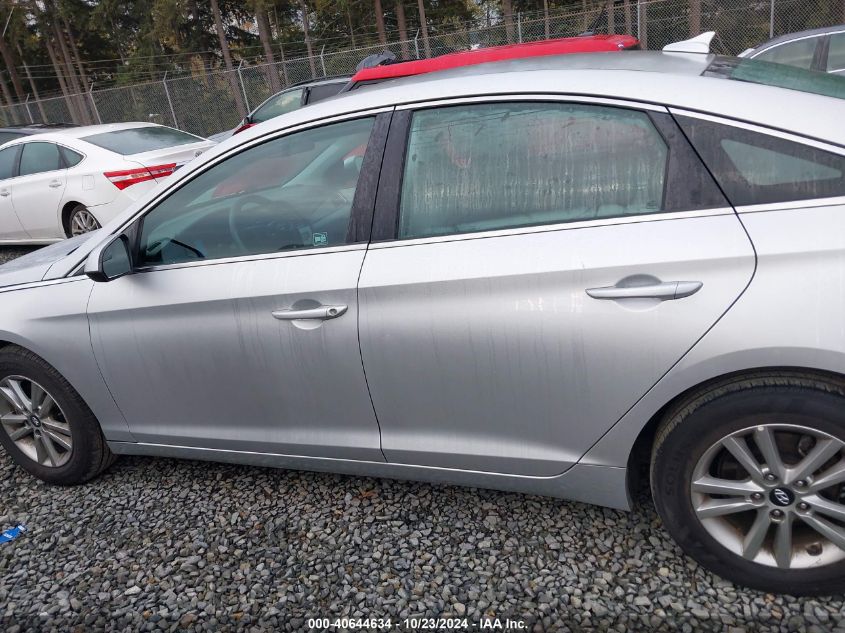 2015 Hyundai Sonata Se VIN: 5NPE24AF9FH256692 Lot: 40644634