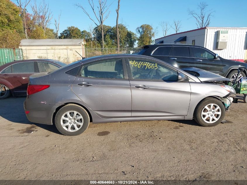 2014 Hyundai Accent Gls/Gs VIN: KMHCT4AE3EU757377 Lot: 40644663