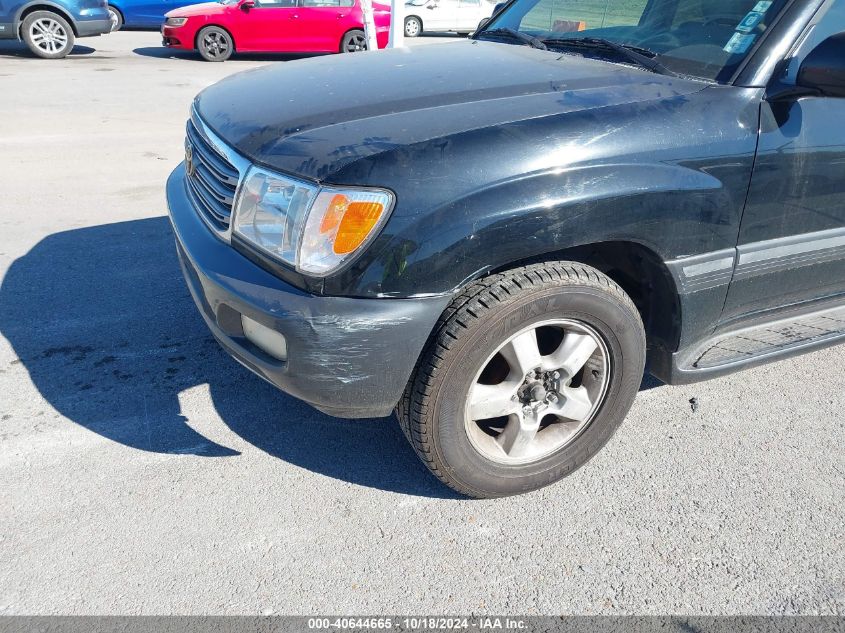 2004 Toyota Land Cruiser VIN: JTEHT05J142062119 Lot: 40644665