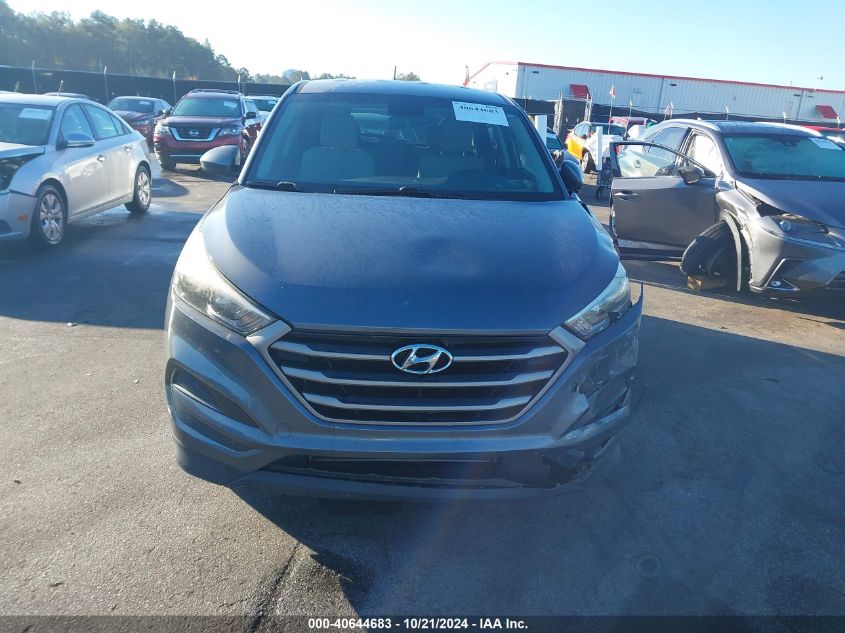 2016 Hyundai Tucson Se VIN: KM8J23A44GU136017 Lot: 40644683