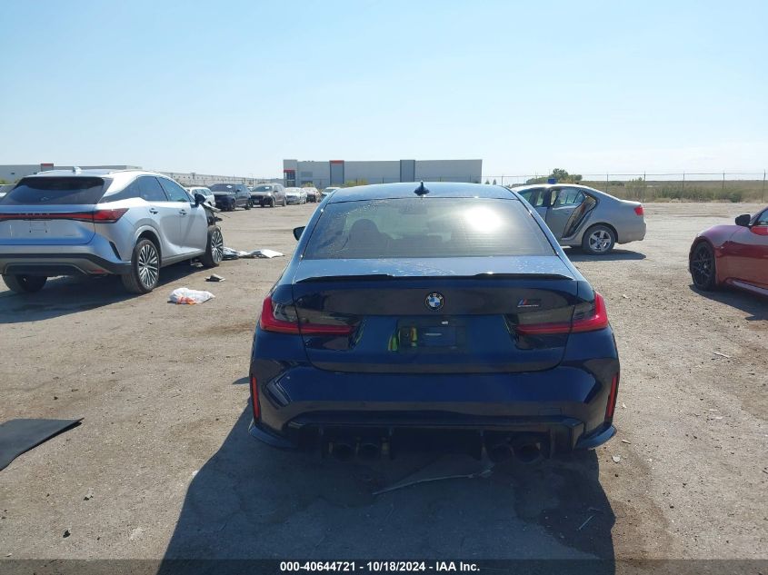 2021 BMW M3 Competition VIN: WBS33AY03MFL06183 Lot: 40644721