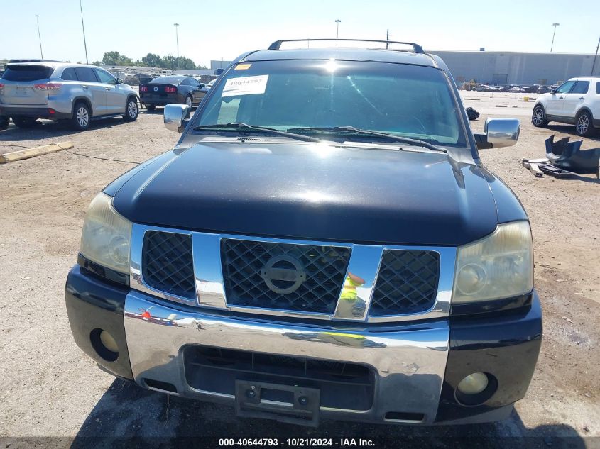 2004 Nissan Pathfinder Armada Le VIN: 5N1AA08A94N743288 Lot: 40644793