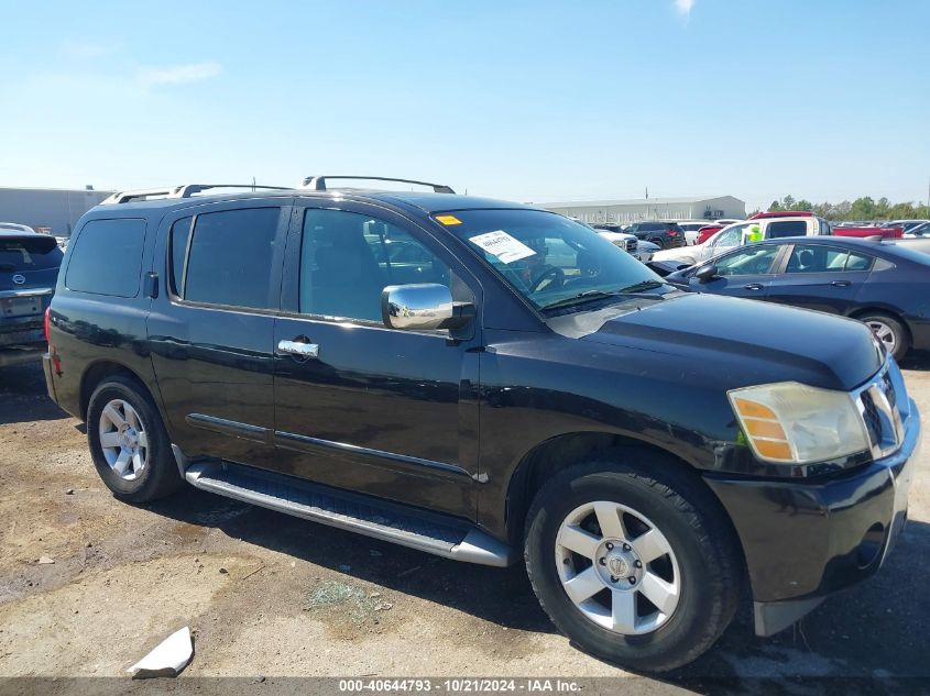 2004 Nissan Pathfinder Armada Le VIN: 5N1AA08A94N743288 Lot: 40644793