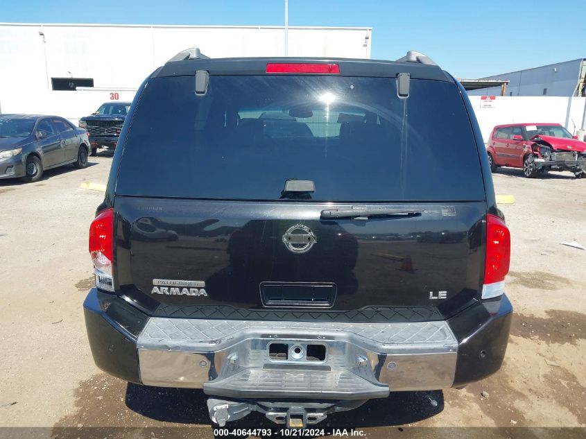 2004 Nissan Pathfinder Armada Le VIN: 5N1AA08A94N743288 Lot: 40644793