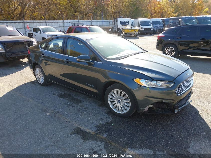 VIN 3FA6P0LU2GR123979 2016 Ford Fusion, Hybrid SE no.1