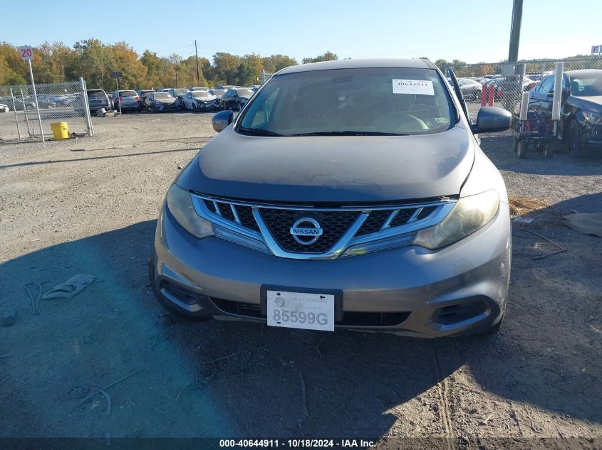 2013 Nissan Murano S VIN: JN8AZ1MW5DW310960 Lot: 40644911