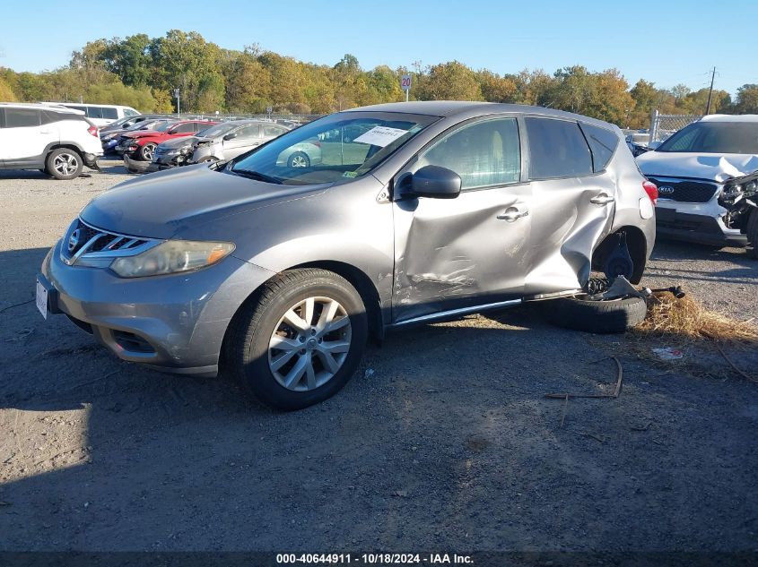 2013 Nissan Murano S VIN: JN8AZ1MW5DW310960 Lot: 40644911