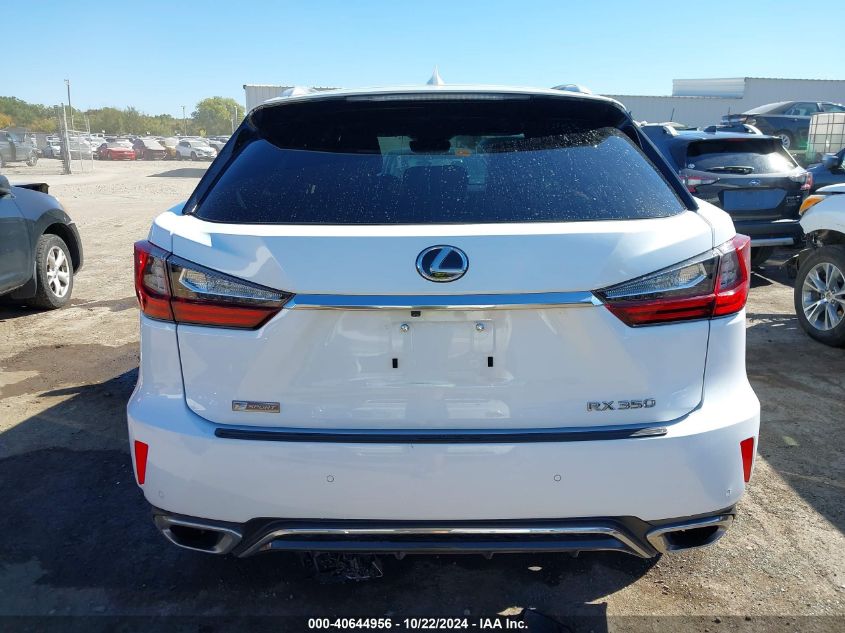 2017 Lexus Rx 350 F Sport VIN: 2T2BZMCA9HC078350 Lot: 40644956