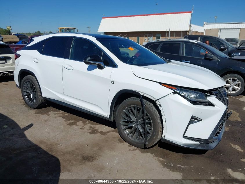 VIN 2T2BZMCA9HC078350 2017 Lexus RX, 350 F Sport no.1