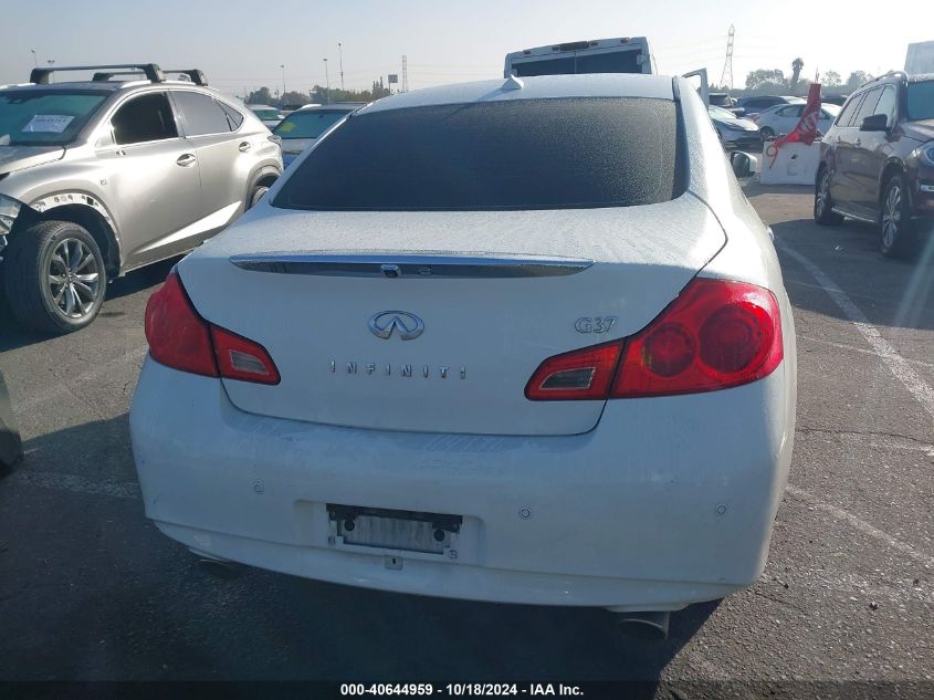 2013 Infiniti G37 Journey VIN: JN1CV6AP7DM301251 Lot: 40644959