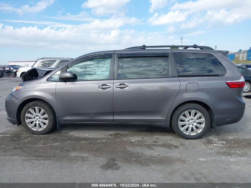 2015 Toyota Sienna Xle 7 Passenger VIN: 5TDDK3DC2FS118686 Lot: 40644976