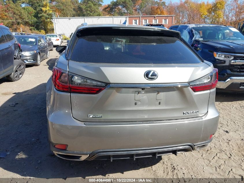 2021 Lexus Rx Rx 350 F Sport Appearance VIN: 2T2SZMDA6MC297534 Lot: 40644981