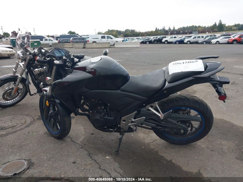 2014 Honda Cb500 F VIN: MLHPC4564E5100586 Lot: 40645069