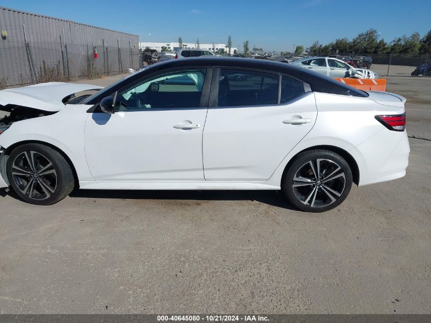 2022 Nissan Sentra Sr VIN: 3N1AB8DV1NY224879 Lot: 40645080