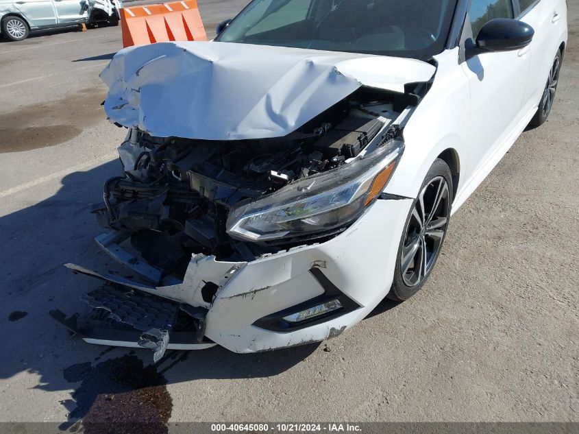 2022 Nissan Sentra Sr VIN: 3N1AB8DV1NY224879 Lot: 40645080