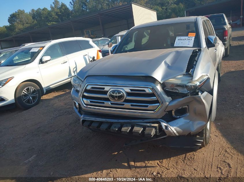 2018 Toyota Tacoma Limited VIN: 3TMGZ5AN9JM143345 Lot: 40645203