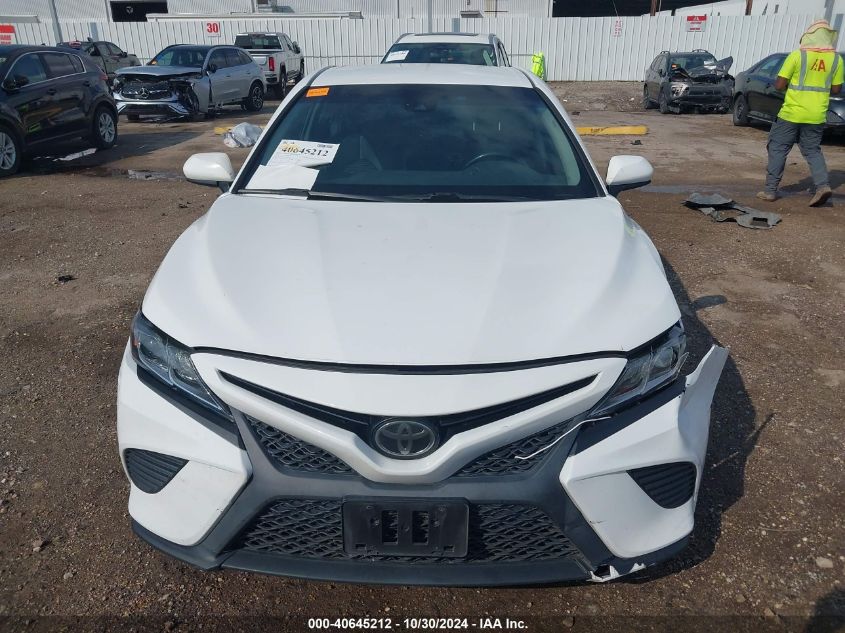 2018 Toyota Camry Se VIN: 4T1B11HK5JU678394 Lot: 40645212