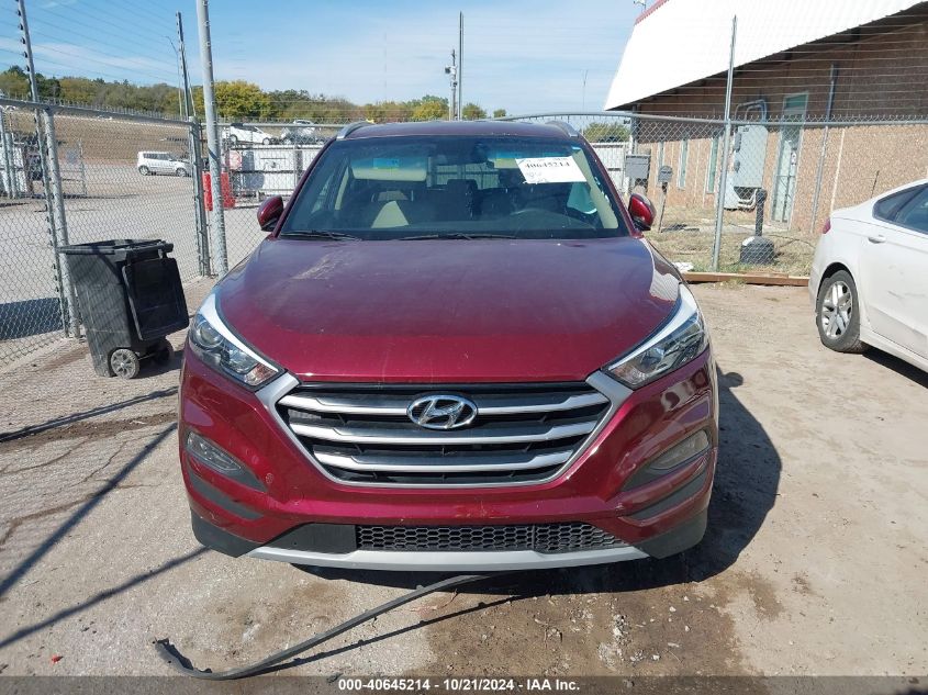 2018 Hyundai Tucson Sel VIN: KM8J33A4XJU663290 Lot: 40645214