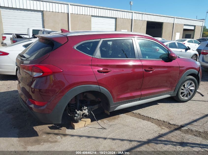 2018 Hyundai Tucson Sel VIN: KM8J33A4XJU663290 Lot: 40645214