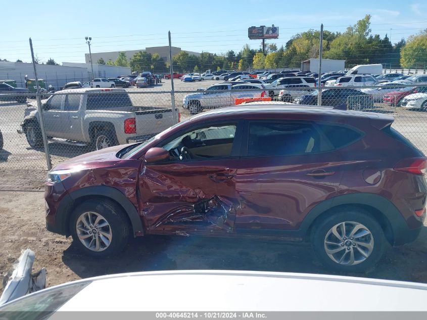 2018 Hyundai Tucson Sel VIN: KM8J33A4XJU663290 Lot: 40645214